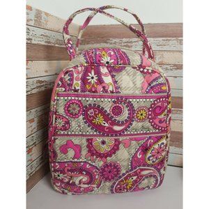 Vera Bradley Lunch Bag Pink/Purple Paisley Plaid
